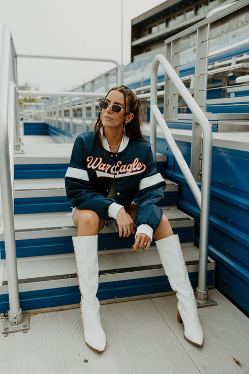 Auburn Miles Swipe Varsity Jacket